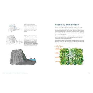 Peggy Dean's Guide to Nature Drawing and Watercolor: Learn to Sketch, Ink, and Paint Flowers, Plants, Trees, and Animals