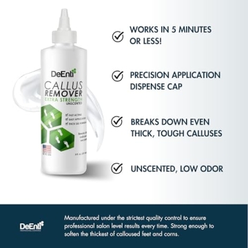 DeEnti Extra Strength Callus Remover Gel for Smooth Feet