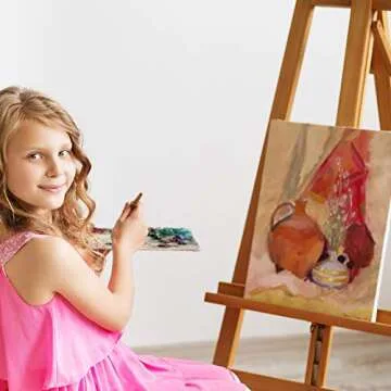 FIXSMITH Stretched Canvas 8x10 for Painting, Bulk Pack 12