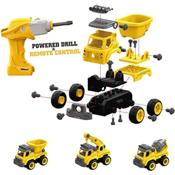Top Race 3-in-1 Construction Toys for Kids