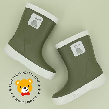 Custom Dinosaur Name Labels for Kids - Waterproof & Durable