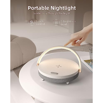 EZVALO Gift for Her: 4-in-1 Music Table Lamp