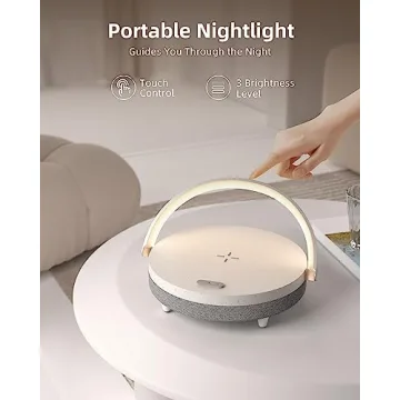 EZVALO Gift for Her: 4-in-1 Music Table Lamp