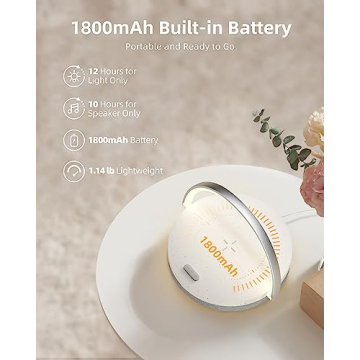 EZVALO Gift for Her: 4-in-1 Music Table Lamp