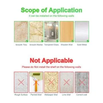 SMARTAKE 2-Pack Corner Shower Caddy, SUS304 Stainless Steel, Wall Mounted Bathroom Shelf with Adhesive, Storage Organizer for Toilet (Pink)