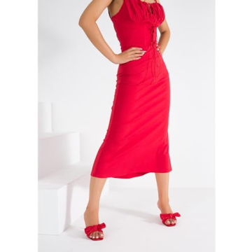 Heiyom Women's Bowknot Low Stilettos Heels Mules Sandals