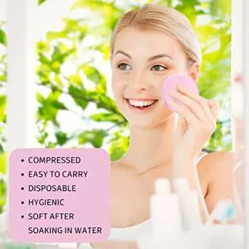 Royal Merchs PVA Facial Sponges - 240 Count Soft & Eco-Friendly