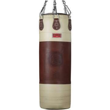 90-lb Leather Boxing Heavy Bag for Training