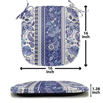 Comfortable Lunarable East Chair Cushions Set of 4 with Style