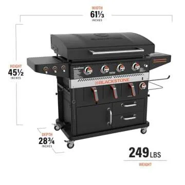 Blackstone 1923 Air Fryer Combo for Ultimate Outdoor Cooking