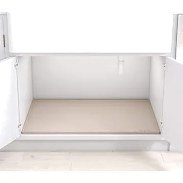 BASIN Heavy Duty Under Sink Mat for Kitchen Protection