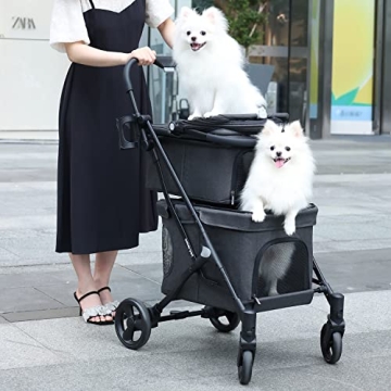 Beberoad Double Pet Stroller - Lightweight and Versatile