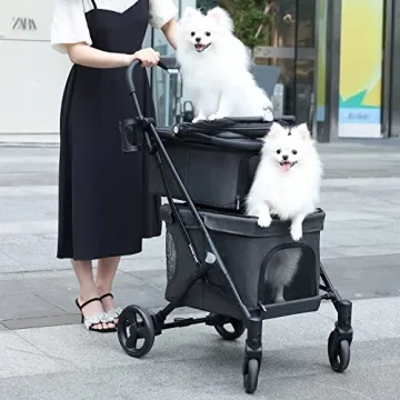 Beberoad Double Pet Stroller - Lightweight and Versatile