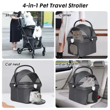 Beberoad Double Pet Stroller - Lightweight and Versatile