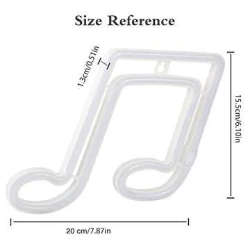 Red Music Neon Sign - LED Neon Signs for Wall Decor，Battery or USB Powered Neon Lights for Bedroom,Suitable for Room Decoration and Girls Gifts