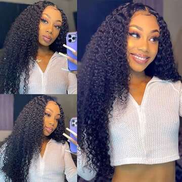 30 Inch Lace Front Wig Human Hair - 13x4 Curly