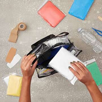 Juvale 20 Pack Disposable Rain Ponchos for Adults - Emergency Ponchos with Hood Family Pack, Individ...