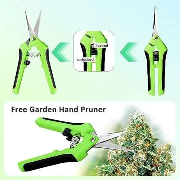 Growsun 2ft Diameter 6 Layer Herb Drying Rack Plant Hanging Mesh Dry Net W/Green Zipper