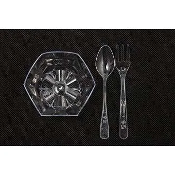 Cute Flower Shape Dessert Cups - Perfect for Any Event