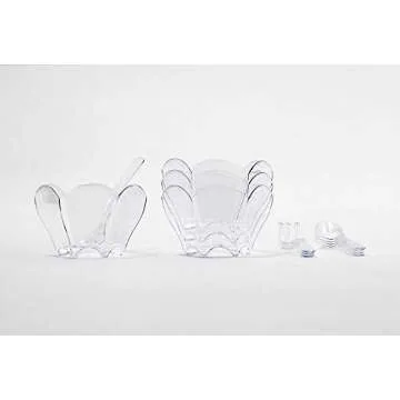 Cute Flower Shape Dessert Cups - Perfect for Any Event