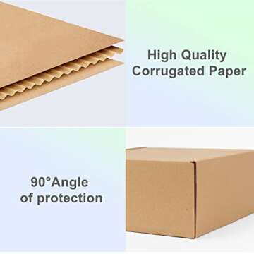 MEBRUDY 9x6x2 Inches Shipping Boxes Pack of 50, Small Corrugated Cardboard Box for Mailing Packing Literature Mailer