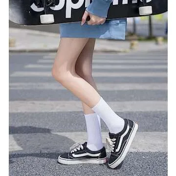 Irisbear Women's Athletic Crew Socks - Comfort & Style