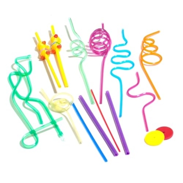 TalkTools Crazy Straws for Kids - Fun, Reusable Oral-Motor Tool