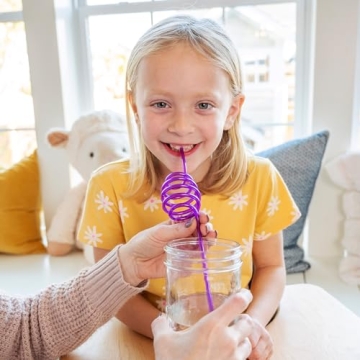 TalkTools Crazy Straws for Kids - Fun, Reusable Oral-Motor Tool