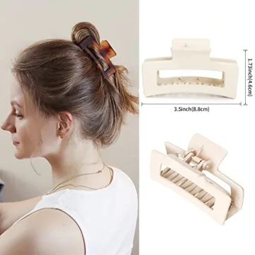 Vsiopy Claw Clips - 10 Strong Hold Hair Accessories