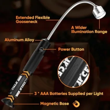 Grilling Gifts for Men: Magnetic BBQ Lights for Outdoor Grilling