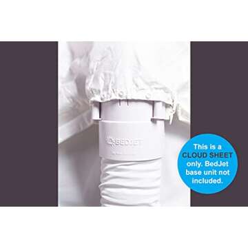 BedJet Cloud Sheet - Dual Zone King for Perfect Sleep Controller