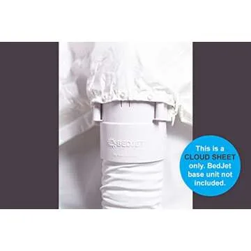 BedJet Cloud Sheet - Dual Zone King for Perfect Sleep Controller