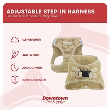 No Pull Dog Harness with Padded Mesh for Small Dogs
