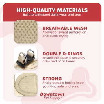 No Pull Dog Harness with Padded Mesh for Small Dogs