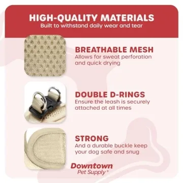 No Pull Dog Harness with Padded Mesh for Small Dogs