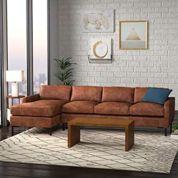 Amazon Brand – Rivet Modern Coffee Table, 39.37"W, Pine Veneer and Natural Wood