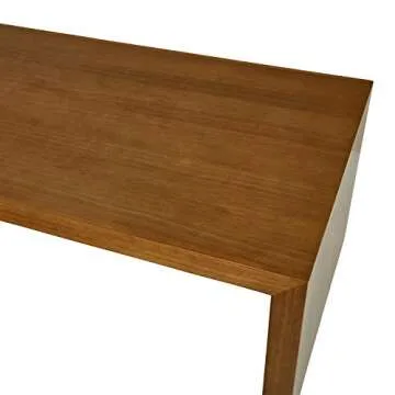 Rivet Modern Coffee Table - Natural Pine Veneer Furniture