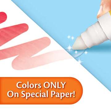 Crayola Color Wonder Mess Free Coloring Kit (120ct), 100 Coloring Pages, 20 Mini Markers, Travel Activity, Toddler Gift, 3+