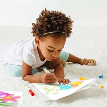 Crayola Color Wonder Mess Free Coloring Kit (120ct), 100 Coloring Pages, 20 Mini Markers, Travel Activity, Toddler Gift, 3+