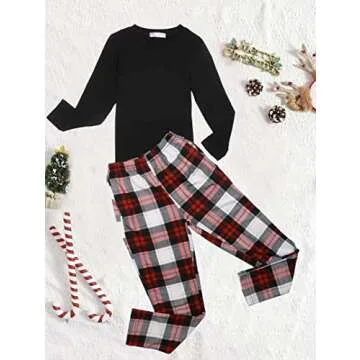 Ekouaer Women’s Plaid Pajama Sets for Cozy Comfort