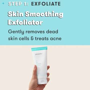 Proactiv + 3 Step Advanced Skincare Acne Treatment Benzoyl Peroxide Face Wash, Salicylic Acid Exfoliator for Face and Pore Minimizer 90 Day Complete Acne Skin Care Kit Clear