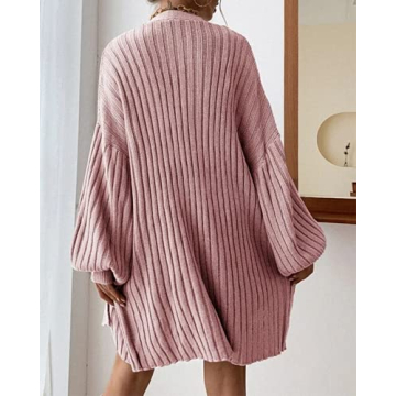 Stylish MIRACMODA Women's Sweater Cardigan in Pink