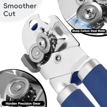 UHIYEE Heavy Duty Manual Can Opener with Magnetic Lid Lifter