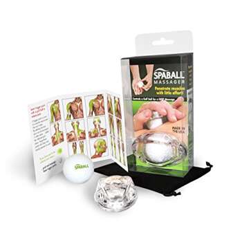 SPABALL Golf Ball Deep Tissue Massager-The Best Massage Techniques to Relieve Stress-Tension-Sore Mu...