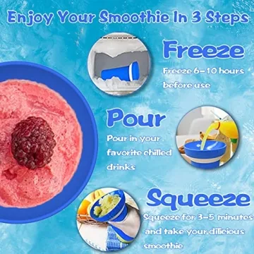 nalax DIY Slushie Maker Cup for Quick Frozen Treats