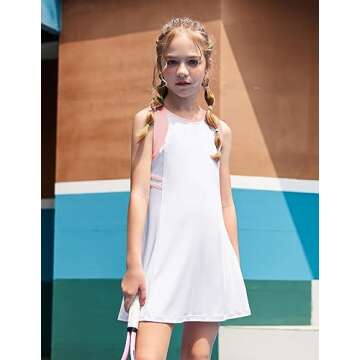 Zaclotre Girls Tennis Dress | Stylish Golf Outfit for Kids