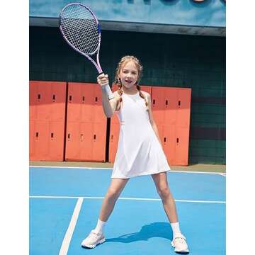 Zaclotre Girls Tennis Dress | Stylish Golf Outfit for Kids
