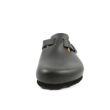 Birkenstock Boston Black Slip On Sandals for Women