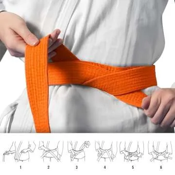 DXM SPORTS Karate Belt for Taekwondo and Jiu Jitsu