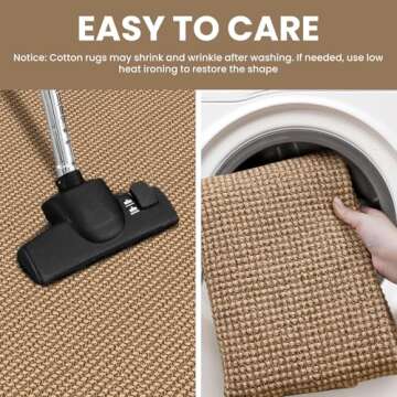 Stylish & Durable IOHOUZE Washable Runner Rug